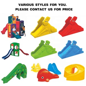 Coloré nouveau design jeu de jardin en plastique enfants toboggan intérieur bébé balançoire - Product Image 3