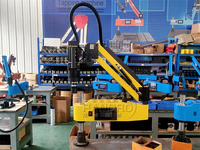 Mesin Pembuat Ulir Otomatis CNC Randro Servo Universal Flexible Arm Electric Nut Tapping Machine M3-M16 untuk Pengeboran & Pembuatan Ulir