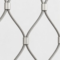 Filet de protection en câble tressé en acier inoxydable 304 avec collier de serrage rigide pour barrière de stade et terrain de sport CN 8-14 jours