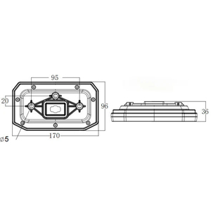 Compteur de vitesse pour moto électrique SiAECOSYS avec klaxon pour SCJ5066-1 SCJ3622-A, compteur kilométrique numérique réglable - Product Image 5