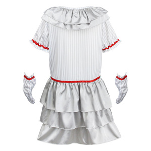 Multiple Styles Creepy Clown <span class=keywords><strong>Pennywise</strong></span> <span class=keywords><strong>Costume</strong></span> Adultes Enfants Mascarade Party Performance Dress up Effrayant Halloween Cosplay Outfit - Product Image 6