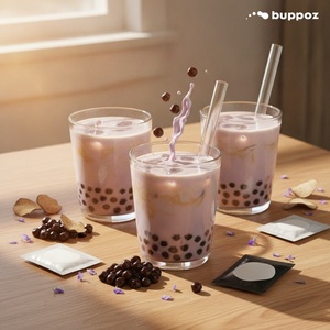 ชุดน้ำชาฟองนม DIY เผือก - Product Image 6