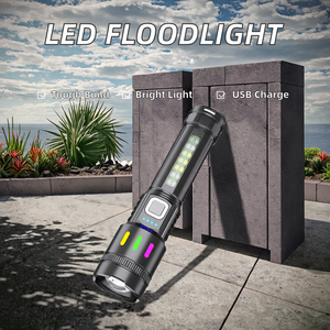 Große LED-Arbeits leuchte für den Außenbereich Weißer Laser Langlebige IP65-Flutlicht-Taschenlampe für die Notfall wartung ABS Wasserdichter USB - Product Image 2