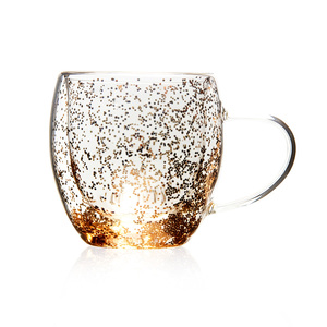 Tazze in Vetro Borosilicato a Doppia Parete Pre-Forate Vuote per <span class=keywords><strong>Caffè</strong></span> con Sabbia Mobile Effetto Globo di Neve, Bicchieri Fai-da-te con Fori, Regali - Product Image 5