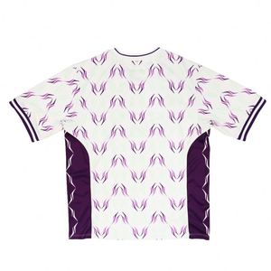 Camiseta Clásica Profesional de Fútbol Americano, Estilo Vintage, Personalizada, Cuello en V, Corta, Estampada, de Poliéster, Ligera y Transpirable - Product Image 3