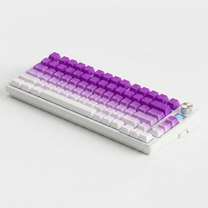 Clavier de jeu RGB GK75 75 touches avec interrupteurs <span class=keywords><strong>Gateron</strong></span>/Kailh, matériau PBT, interface USB-C, nouveau rose dégradé, personnalisable, échangeable à chaud, OEM - Product Image 2