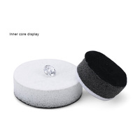 Boîte de rangement élégante en métal rond pour pierres précieuses et diamants, idéale pour la présentation de bijoux de luxe en gros