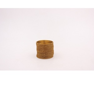 Brazaletes de Aluminio con Acabado Metálico en Oro y Plata, Calibre 94 y 98, Brazaletes Tradicionales de Moda Única - Product Image 2