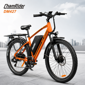 Vélo <span class=keywords><strong>de</strong></span> livraison électrique Chamrider DM427 longue portée, 48V 27Ah, étanche, avec suspension, cadre bas, pour trajets urbains - Product Image 1