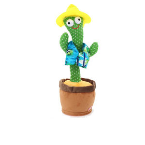 <span class=keywords><strong>Poupée</strong></span> Cactus en peluche à lumière LED, jouets parlant et chantant, jouets pour filles et garçons - Product Image 4