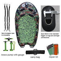 Planche de sauvetage gonflable pour Jet-Ski et Surf bleu