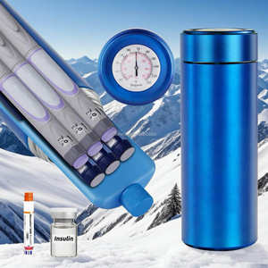 Pendingin Insulin pada kotak perjalanan, botol termos obat, gelas pendingin Insulin portabel untuk pena Insulin - Product Image 3