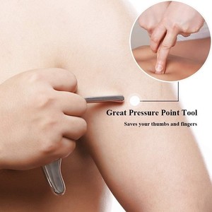 Outil IASTM en acier inoxydable, masseur triangulaire, massage des muscles du visage, <span class=keywords><strong>technique</strong></span> de libération myofasciale, Gua Sha, <span class=keywords><strong>manipulation</strong></span> des tendons plantaires - Product Image 3
