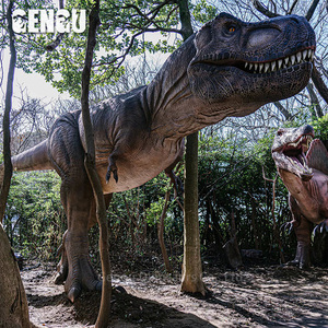 Nouveau modèle de dinosaure T-<span class=keywords><strong>Rex</strong></span> animatronique haute simulation 2024, grande taille, en métal, pour centres commerciaux, aéroports, garderies et parcs - Product Image 1