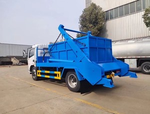 Dongfeng RHD Mini Skip <b>Bin</b> Truck 3cbm Garbage Collection Vehicle for Sale - Product Image 4