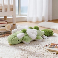 Peluche de dinosaure ailé coloré, jouet en peluche doux et moelleux, poupée dragon pour enfants, cadeau parfait
