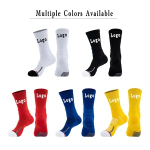 Wholesale Blank Custom Your Logo Men'S Socks Cotton Football Soccer Socks