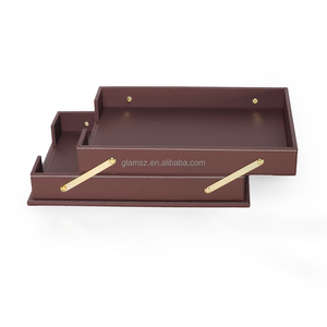 Hiển thị các tông da Giá giữ Tạp Chí tam giác A4 Treo Trường mở rộng Hộp văn phòng Khay giấy - Product Image 3