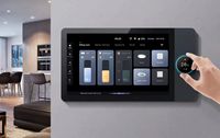 Tuya Wifi Zigbee Duvar Lambası Anahtarı 8 İnç Akıllı Ev Merkezi Kontrol Paneli Ağ Geçidi Akıllı Ev Merkezi Ses Yükseltici İnterkom Sistemi