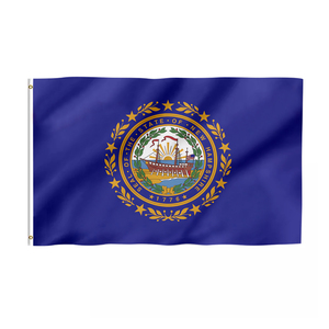 Tùy Chỉnh Chất Lượng Cao Mỹ Nhà Nước Cờ Tùy Chỉnh 3*5 Ft Trong Nhà Và Ngoài Trời Chung Trang Trí <span class=keywords><strong>New</strong></span> <span class=keywords><strong>Hampshire</strong></span> Cờ Ch Cờ - Product Image 1