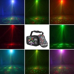 Miniluz láser para fiesta, luces estroboscópicas activadas por sonido, 60 patrones, con batería, para escenario, Dj, discoteca - Product Image 4