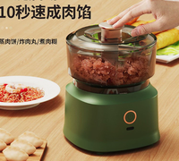 Mini hachoir à ail électrique rechargeable par USB, processeur alimentaire portable sans fil 250 ml pour la cuisine et les aliments pour bébés