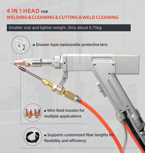 Machine de soudage laser multifonction 4 en 1 pour tuyaux / Machine de soudage laser portative / Soudeuse laser 1500w 2000w 3000w - Product Image 4