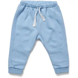 Pantaloni per neonati pantaloni da jogging per bambini harem in tinta unita con coulisse in cotone alla moda con tasche