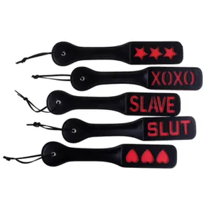 BDSM Slave Leder Prügel Paddel Bondage Sexspielzeug Erwachsene Paare Spiel Spielzeug Homosexuell SM Spank Ass Peitsche