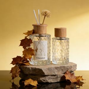 Diffuseur d'air frais de luxe personnalisé rechargeable, flacon vide pour diffuseur à bâtonnets, flacon en verre 50ml 85ml 100ml 150ml avec emballage en boîte - Product Image 3