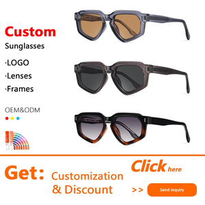 Sunray Propionate Acetate Frame Multi Side Rim Pin Insert Arm <b>Sunglasses</b> For Men And Women Euro American Trend Wear - Product Image 2