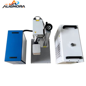 Laser Engraving Machines Gainlaser 5W 10W Metal Crafts UV Laser Marking Machine Metal D80 Rotary 200*200mm with S&A Chiller - Product Image 2