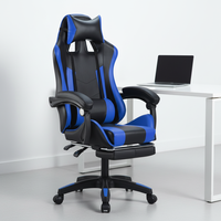 Chaise de jeu ergonomique moderne, chaise d'ordinateur pivotante populaire avec fonction rotative, pliable pour la maison et le bureau