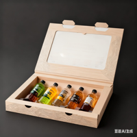 Boîte à vin en carton noir magnétique avec logo personnalisé, boîte à boisson, boîte cadeau, boîte en carton, ensemble de parfum, boîte d'emballage avec insert