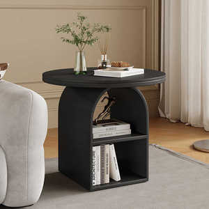Accept Customization French Style Bedroom, <strong>Black</strong> Cream Style Rock Board Sofa <strong>Side</strong> Table Artistic Edge Table, Storage <strong>Cabinet</strong> - Product Image 1
