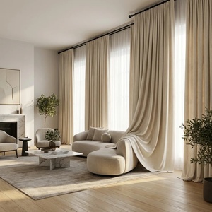 <span class=keywords><strong>Rideau</strong></span> occultant en chenille de qualité supérieure, style premium, tissage jacquard teint en fil, <span class=keywords><strong>isolation</strong></span> <span class=keywords><strong>thermique</strong></span> <span class=keywords><strong>et</strong></span> <span class=keywords><strong>phonique</strong></span> - Product Image 5