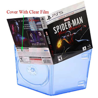 Boîte de Rangement et Présentoir pour Disques de Jeu PS5, PS4 ou Cartouches, Emballage Unique pour PlayStation 4 PS4 ou PlayStation 5 PS5