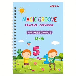 High-Quality Wholesale Kids English Grooved Handwriting Copybook - Reusable Practice <b>Book</b> with Colorful Pages - Product Image 6