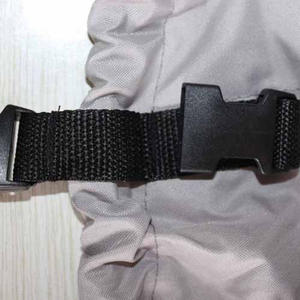 Housse de protection extérieure pour hors-bord carré 600D Tissu Oxford gris PVC 100% polyester Housse anti-poussière pour yacht - Product Image 3