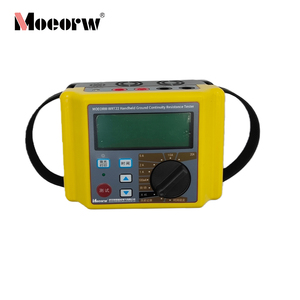 Testeur de continuité de conducteur de mise à la terre 20A, quatre bornes, 100μΩ-1Ω, résolution 0,1μΩ, pour les fils de mise à la terre des postes de transformation AC220V - Product Image 1