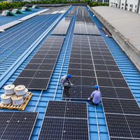 Systèmes de montage solaire photovoltaïque galvanisés à chaud en gros d'usine, garantie 10 ans, système de support solaire en alliage d'aluminium