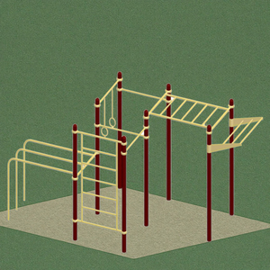 Aparejo de fitness de acero duradero para exteriores para adultos Calisthenics Park Monkey Bars para <span class=keywords><strong>ejercicio</strong></span> - Product Image 5