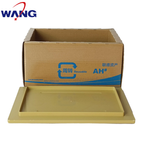 heavy duty shipping box Waterproof corrugated box with film Reusable double corrugated box
