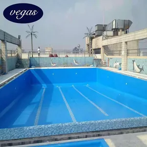 Vegas Artificial Lake Liner Blue Color HDPE Geomembrane Pond Liner