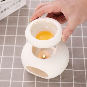 <b>Ceramic</b> Aromatherapy Wax Melt Warmer Fragrance Essential Oil Burner White Incense Oil <b>Diffuser</b> Candle Holder Home Decoration - Product Image 2