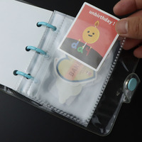 Recharges de pages d'album A9 pour classeur à 3 anneaux, pochettes PP pour cartes à collectionner, cartes de jeu et photos, support de livre de collection de photos