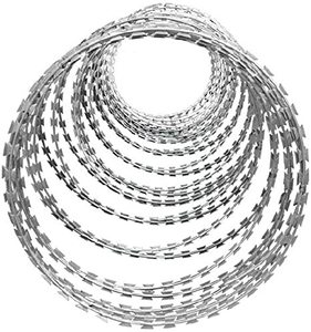 Alambre de púas de acero galvanizado de <span class=keywords><strong>doble</strong></span> cruz con diseño de cinta y <span class=keywords><strong>concertina</strong></span> - Product Image 2