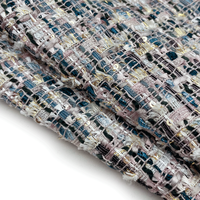 Offre Spéciale Vêtement Personnalisable Acrylique Polyester Fantaisie Fils Doux Élégant Hiver Tweed Tissu Pour Costume Uniforme