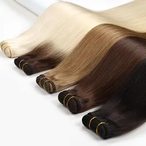 wholesale raw hair bundles 100% remy Machine weft hair extensions human hair