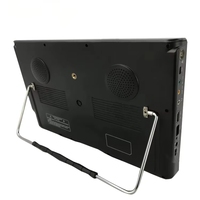Mini téléviseur 11-12 pouces 1280*800 avec batterie intégrée de 1800 mAh, carte USB TF, télévision numérique portable